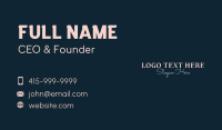 Customize Business Card example 4