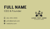 Flower Plant Shovel  Business Card