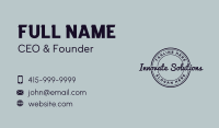 Classic Cursive Firm Business Card