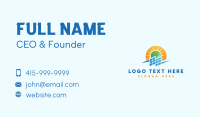 Solar Power Electricity Business Card