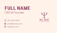 Psychologist Therapy Counseling Business Card