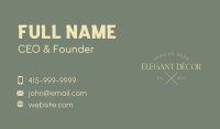 Elegant Premium Business Wordmark Business Card Image Preview