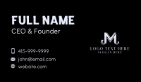 Metallic Luxury Hotel Business Card