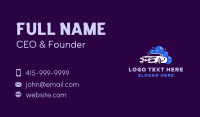 Auto Wash Cleaning Business Card