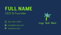 Tropical Tree Pen  Business Card