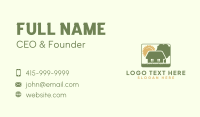 Backyard Lawn Gardening Business Card