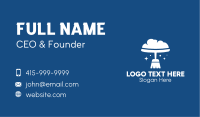 Cloud Broom Cleaning  Business Card