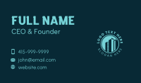 Tower City Building Business Card