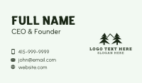 Pine Tree Business Card example 2