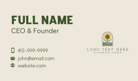 Windmill Wheat Field Business Card