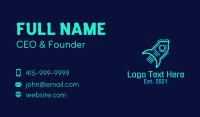 Space Travel Business Card example 4