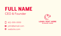 College Team Business Card example 1