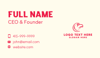 Red Eagle Business Card Design