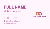 Hexagonal Loop Startup Business Card