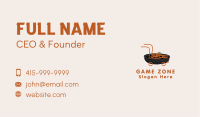 Noodle Food Delivery Business Card