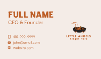 Noodle Food Delivery Business Card