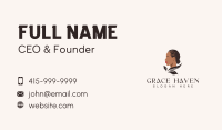 Hair Braid Woman Business Card