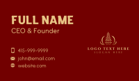 Pagoda Temple Architecture Business Card