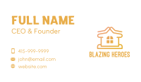 Simple Home Construction  Business Card Image Preview