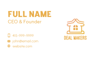 Simple Home Construction  Business Card Image Preview