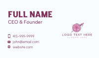 Needlework Business Card example 3