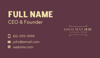 Brand Business Card example 2