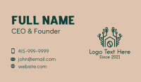 Coffee Plant Business Card example 3