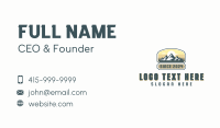 Mountain Nature Park Business Card Design