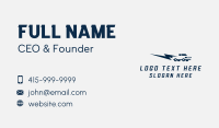 Lightning Fast Pickup Truck Business Card