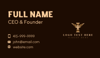 Luxury Eagle Insurance Business Card