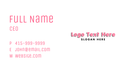Cute Generic Business Business Card Image Preview