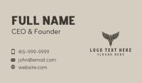 Winged Tattoo Machine  Business Card