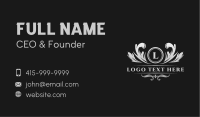 Ornate Business Card example 4