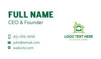 Sustainable Home Construction Business Card