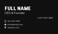 Unique Tribal Studio Business Card