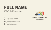 Location Map Truck Business Card