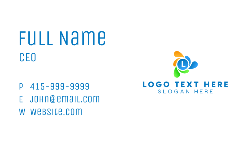 Graphics Business Card example 1