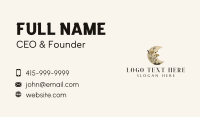 Moon Floral Boutique Business Card Design