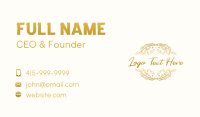 Luxury Skincare Cosmetics Business Card