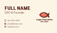 Restaurant Business Card example 4