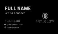 Microphone Business Card example 3