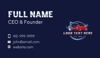 Car Wash Splash Business Card