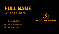 Bolt Lightning Electricity Business Card Image Preview