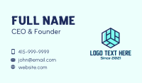Isometric Cube Business Business Card Design