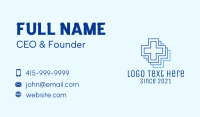 Blue Medical Hospital Business Card