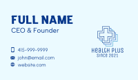 Blue Medical Hospital Business Card Image Preview