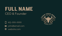 Outdoor Bull Ranch Business Card Design