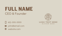 Tree Lawyer Scale Business Card Design