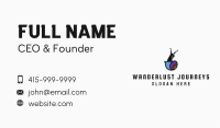 Colorful Snail Mascot  Business Card