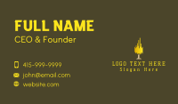 Metallic Gold Tree Business Card